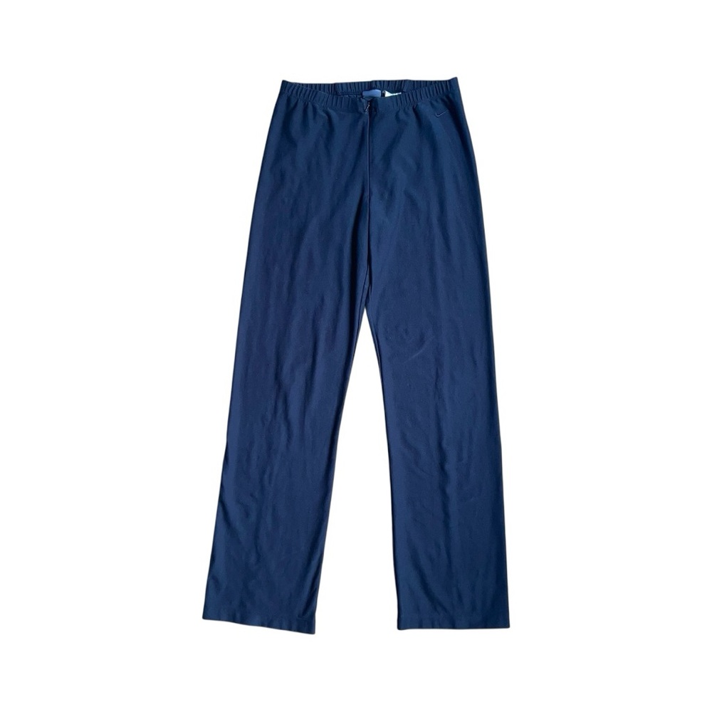Nike‎ Y2K Vintage Straight Leg Pants Women's Small Black Zipper